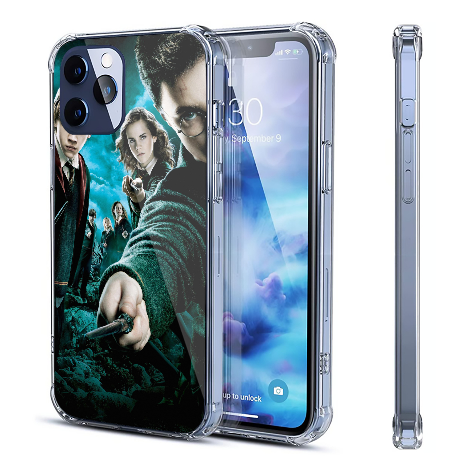 （画像用） Harry Potter ハリー・ポッターシリーズ 【iPhone 12シリーズ対応】透明スマホケース（クリアソフトケース）